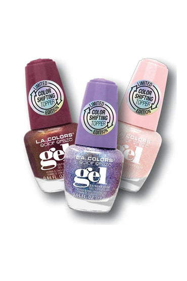 LA Colors CLAC504 Galactic Color Shifting Nail Polish - 24pc