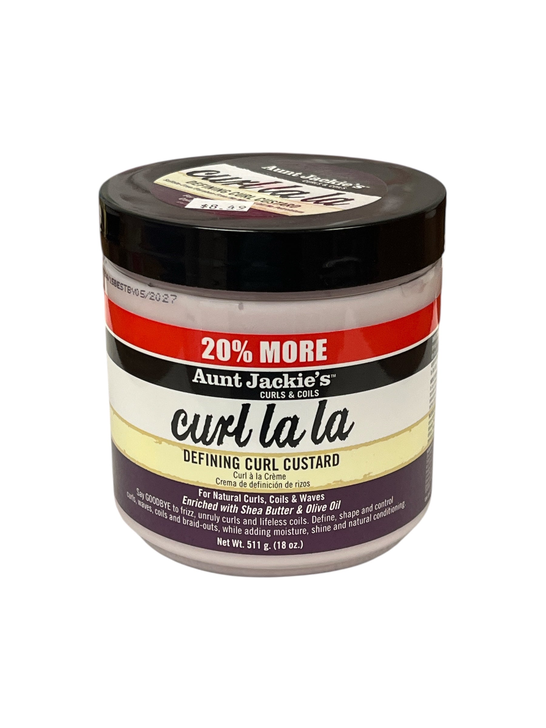 AUNT JACKIES CURL LALA DEFINING CURL CUSTARD