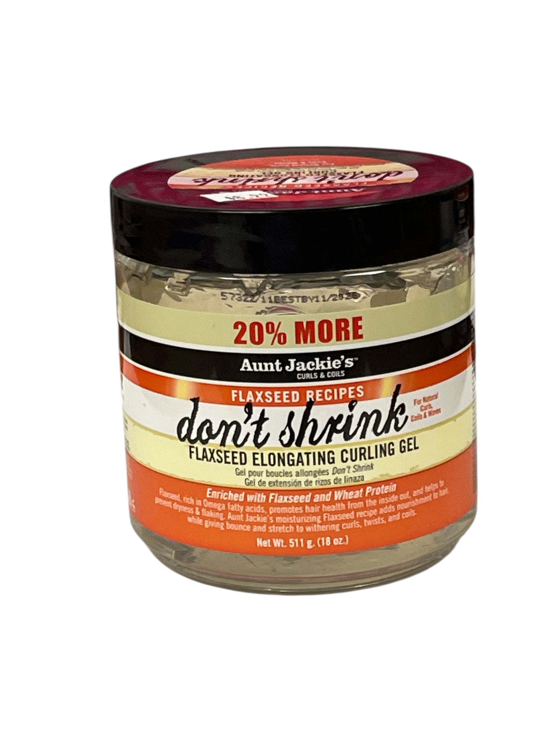 AUNT JACKIES FLAXSEED DONT SHRINK ELONGATING GEL