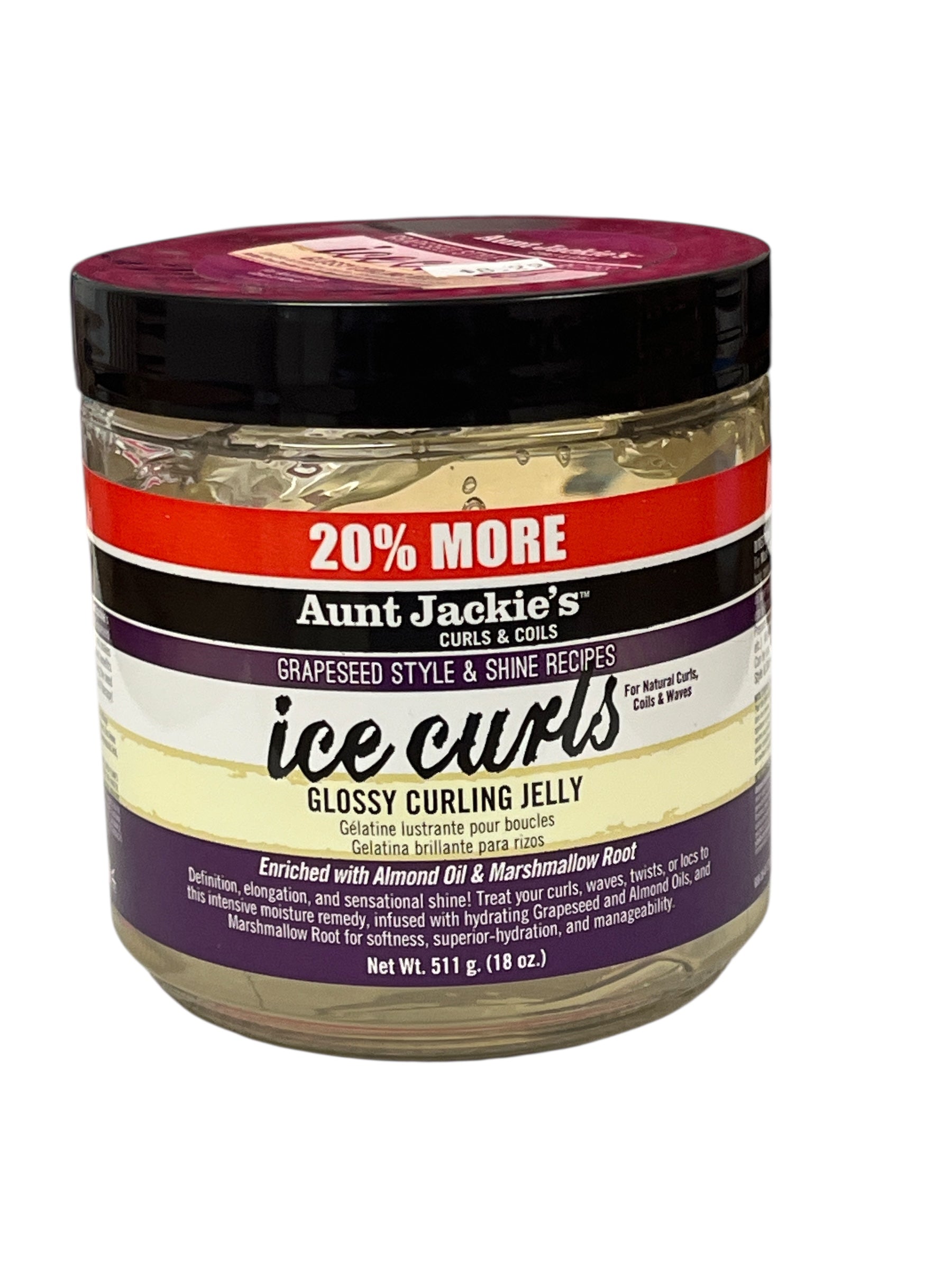 AUNT JACKIES GRAPESEED ICE CURLS GLOSSY CURLING JELLY