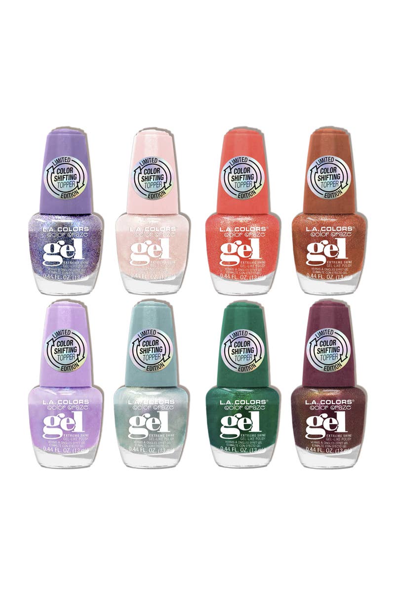 LA Colors CLAC504 Galactic Color Shifting Nail Polish - 24pc