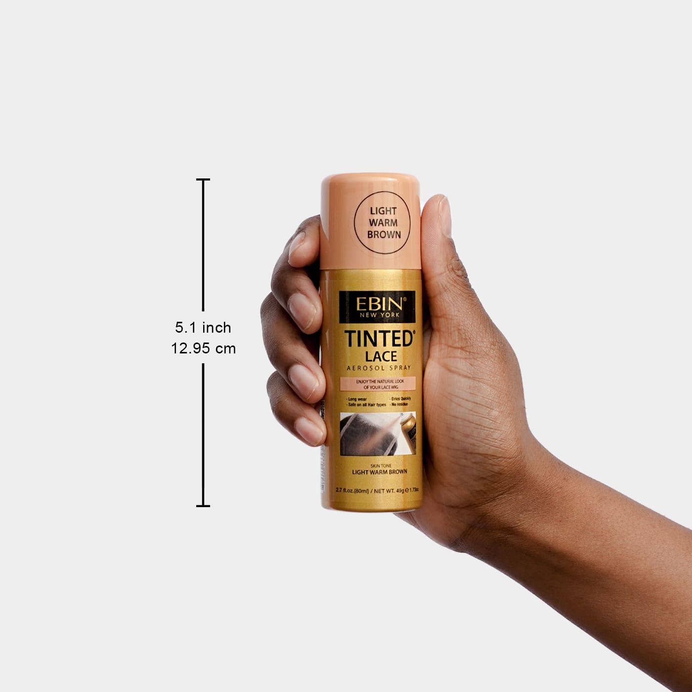 Tinted Lace Aerosol Spray - Light Beige