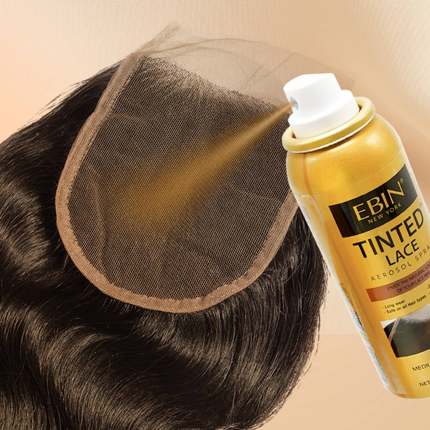 Tinted Lace Aerosol Spray - Light Beige