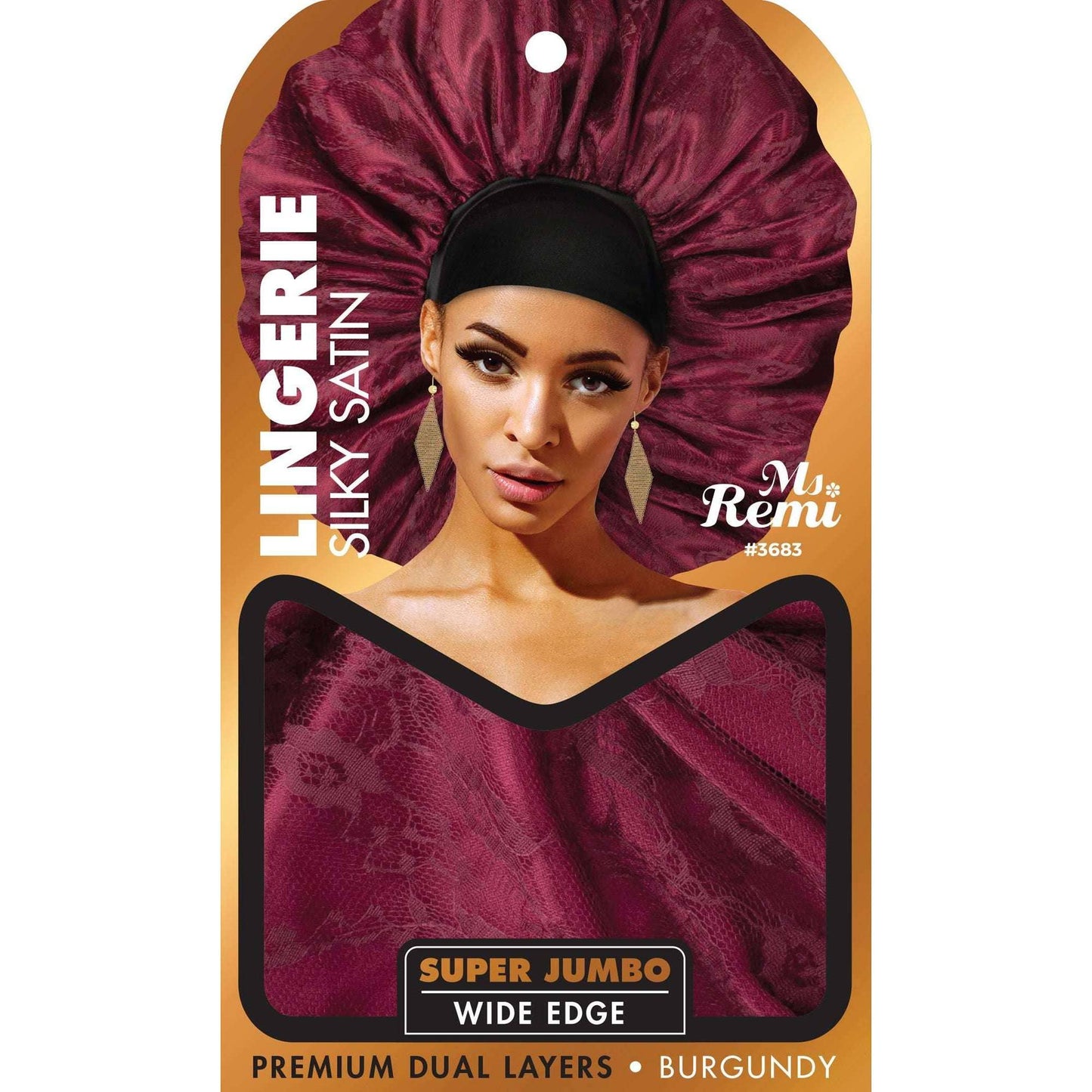 Ms. Remi Lingerie Wide Edge Silky Bonnet X Jumbo Assorted Co