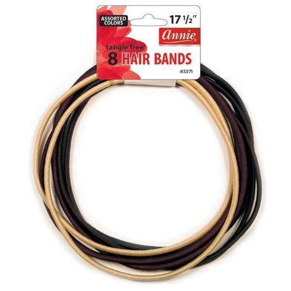 Annie No Tangle Hair Band 5.5"Diameter 8Ct Asst Color