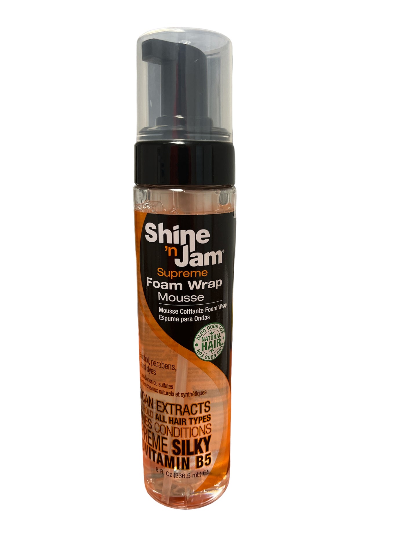 AMPRO SHINE-N-JAM FOAM WRAP MOUSSE [SUPREME HOLD]