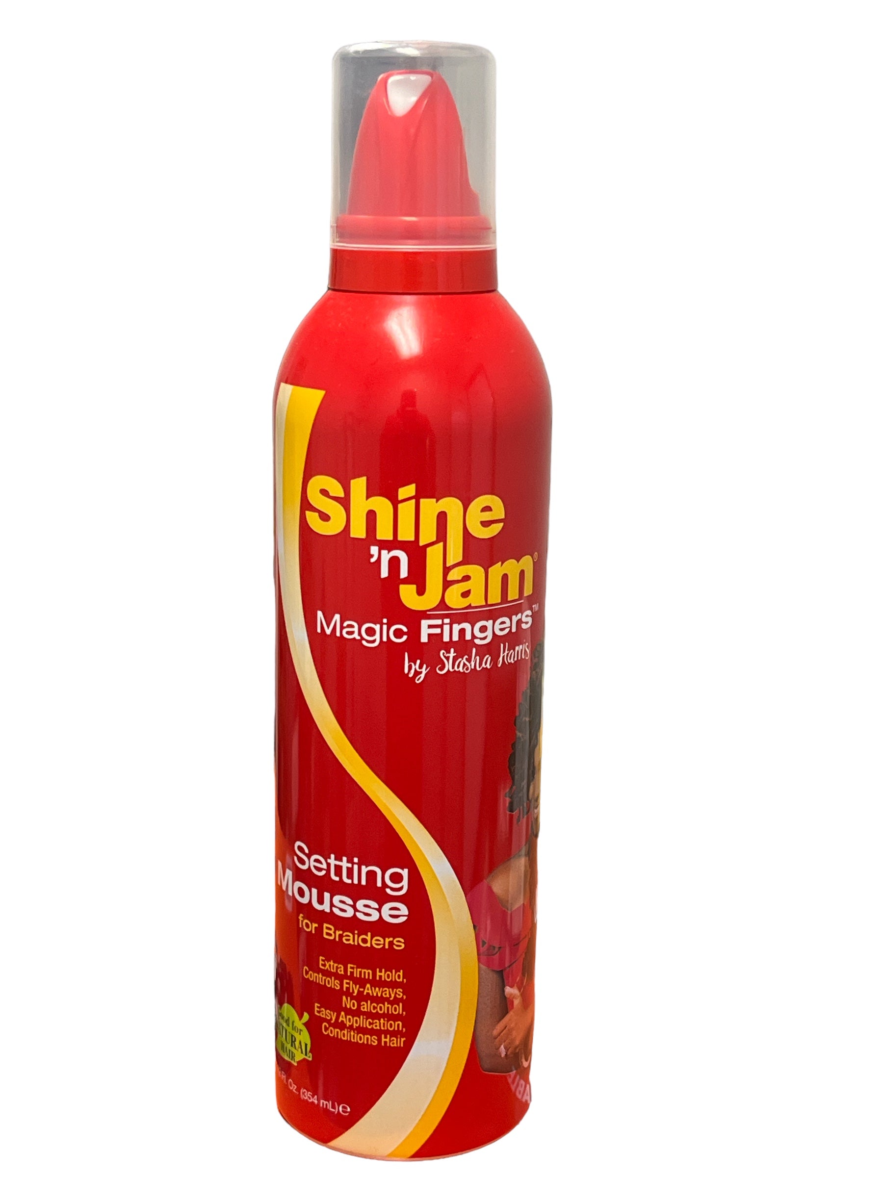 AMPRO SHINE-N-JAM MAGIC FINGERS SETTING MOUSSE FOR BRAIDS