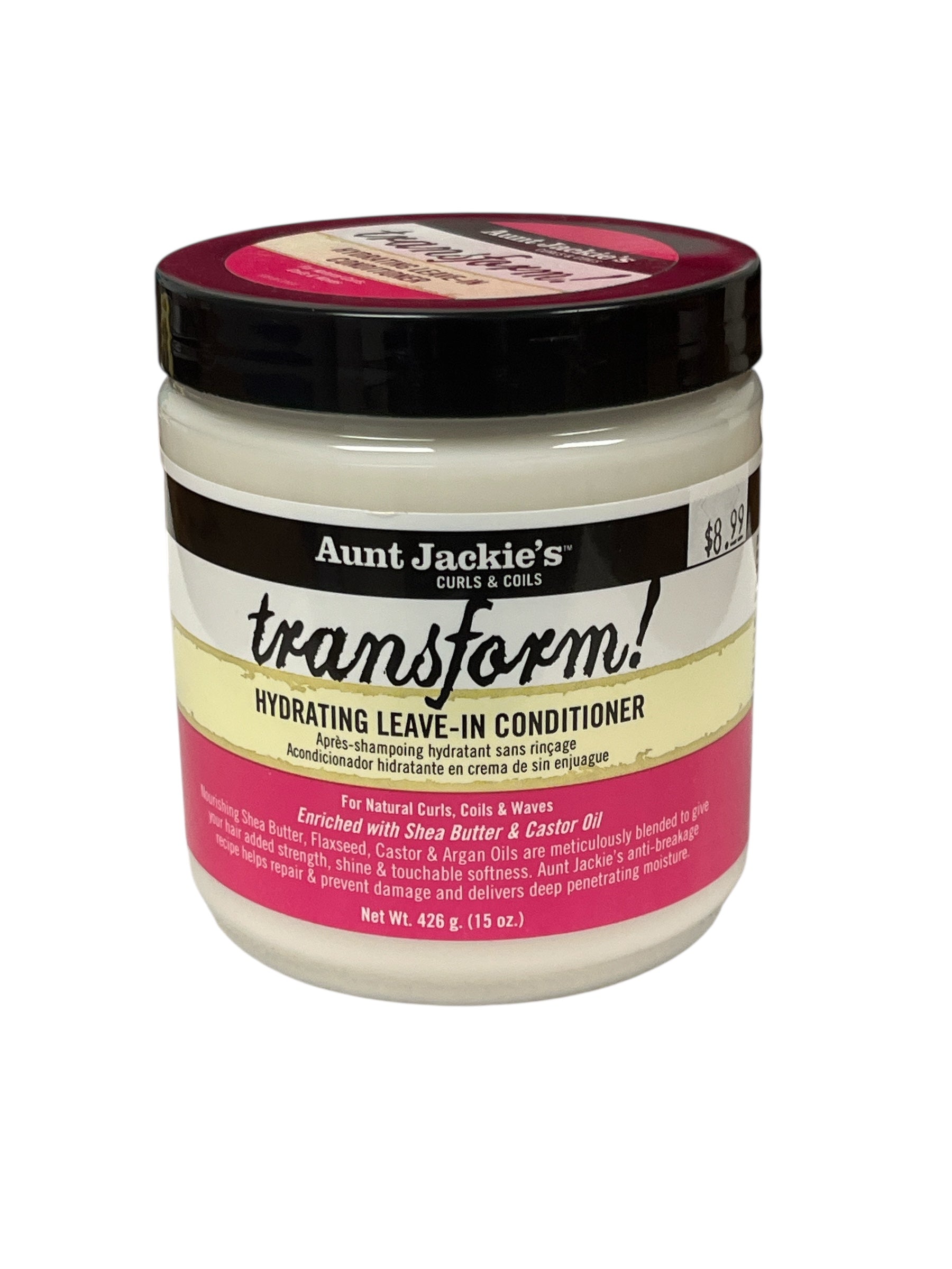 AUNT JACKIES CURLS COILS TRANSFORM LEAVE IN CONDITIONER