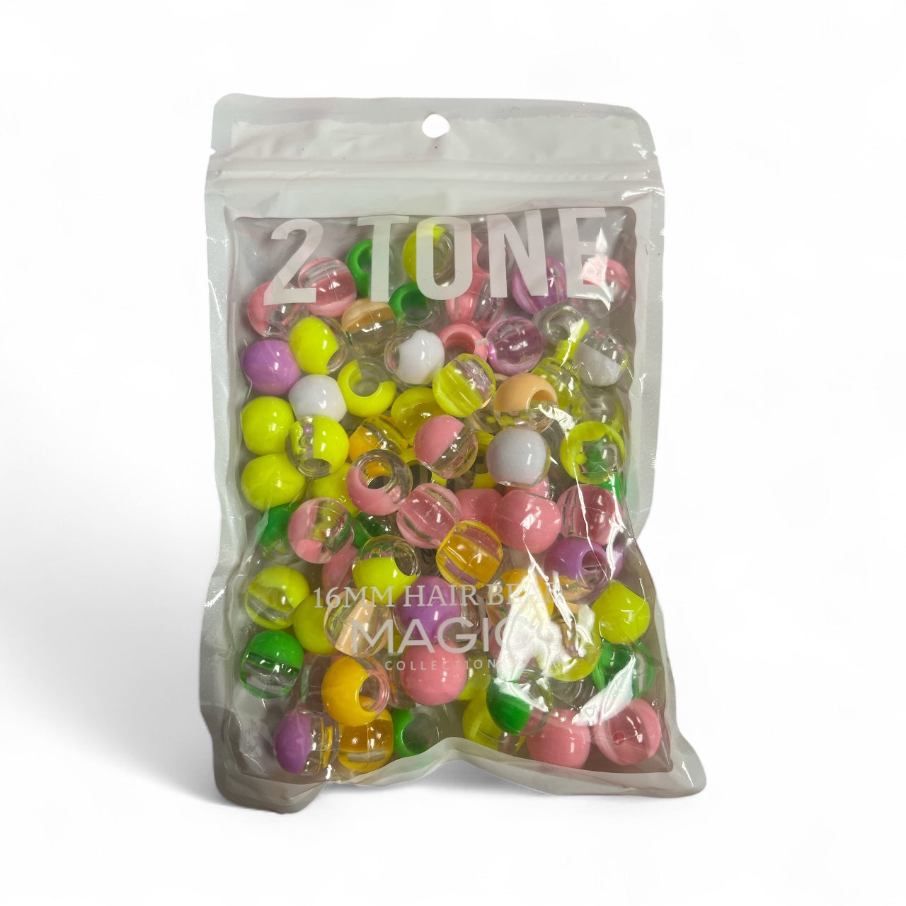 16MM Hair Bead 2 Tone "Baby"