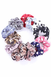 Printed Scrunchie