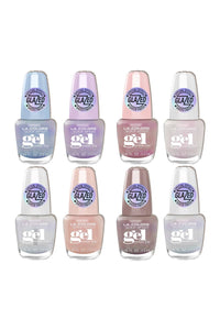 LA Colors CPD805 Glazed Gel Polish Display - 24 pcs