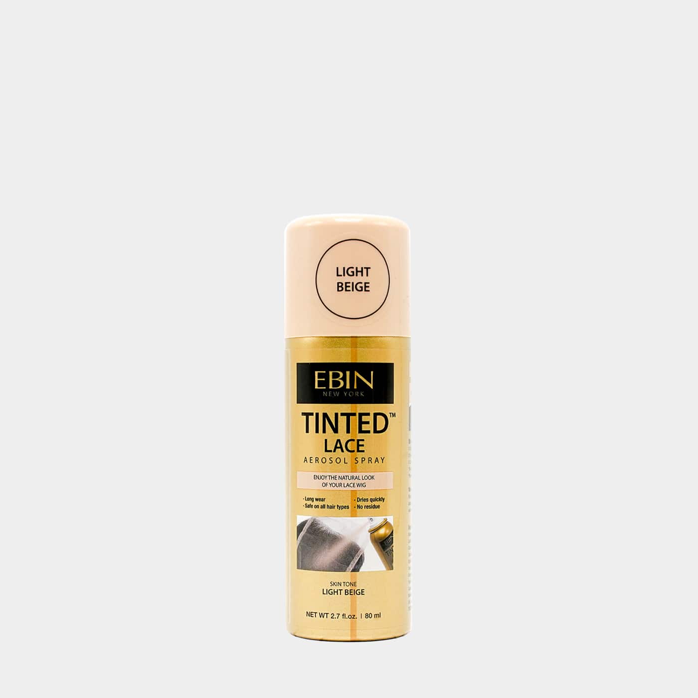 Tinted Lace Aerosol Spray - Light Beige